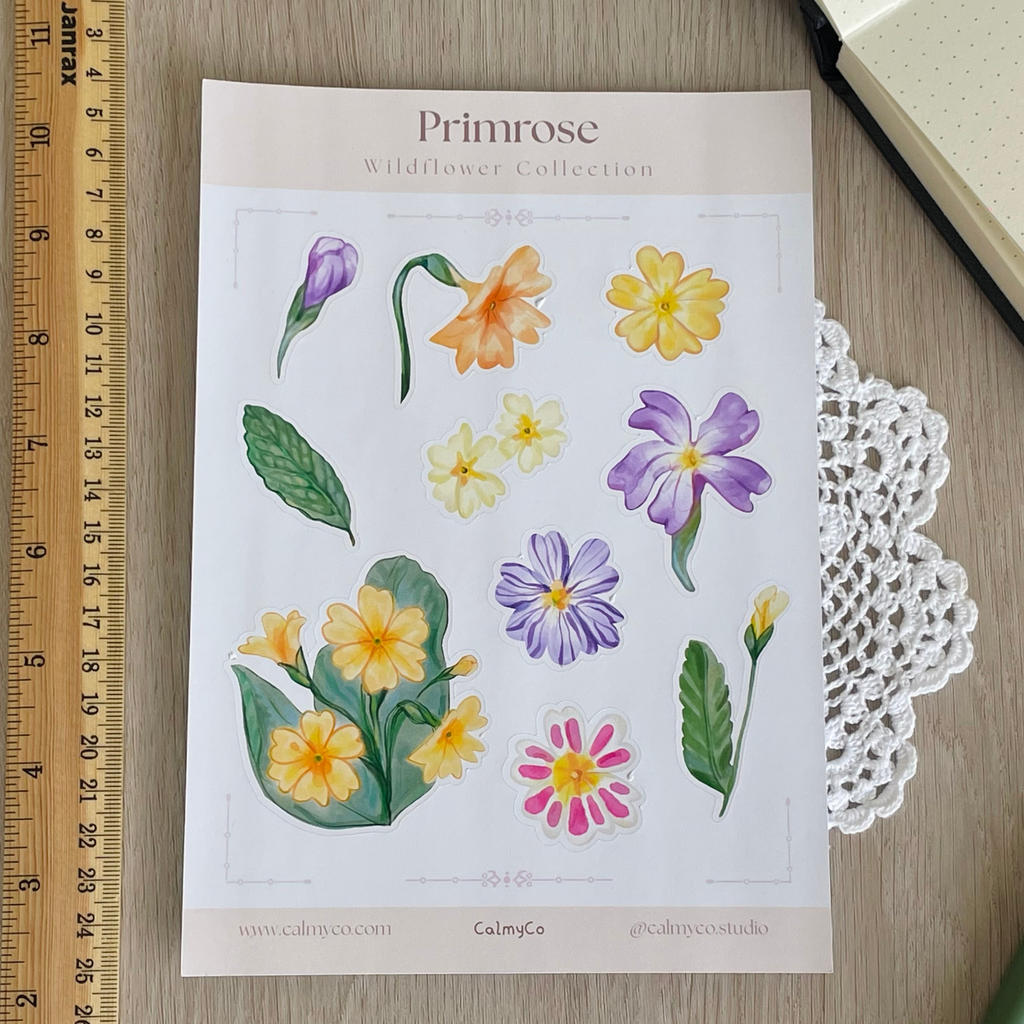 Wildflower Sticker Sheet Bundle — A5 & Mini Set
