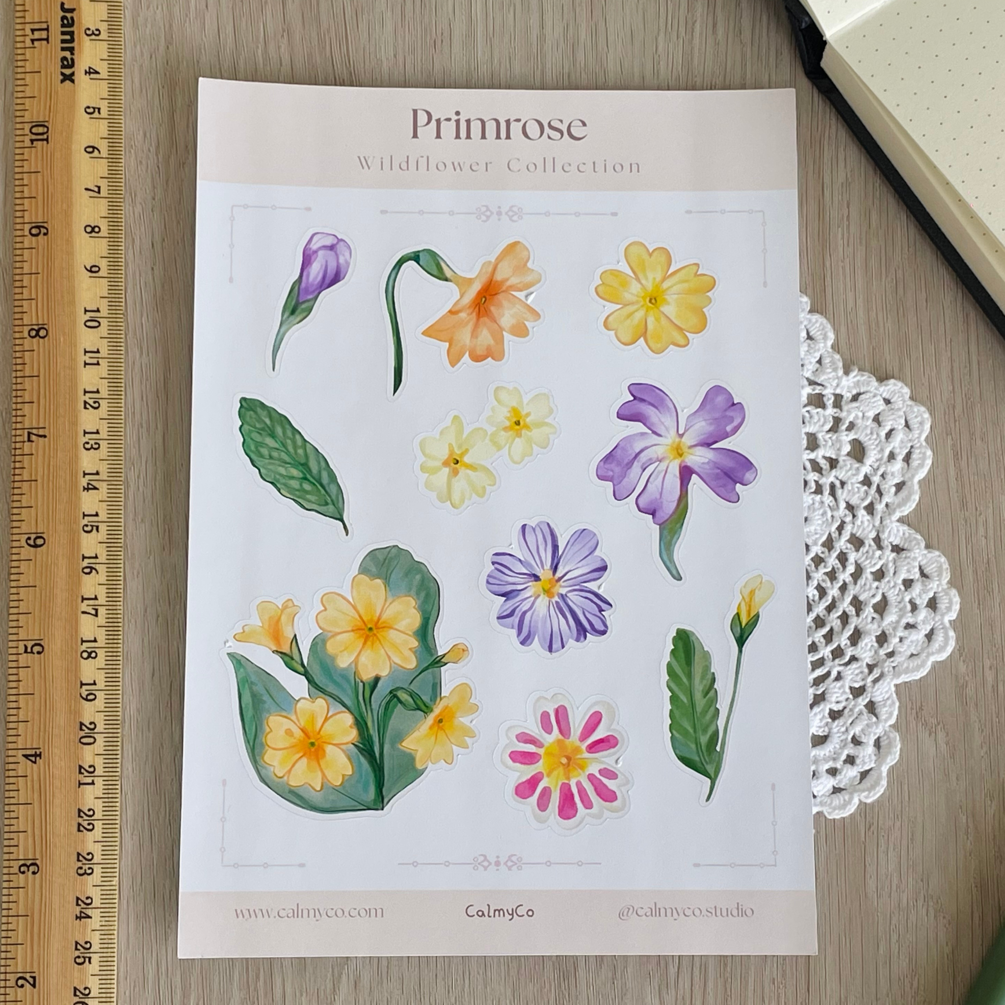 Wildflower Sticker Sheet Bundle — A5 & Mini Set