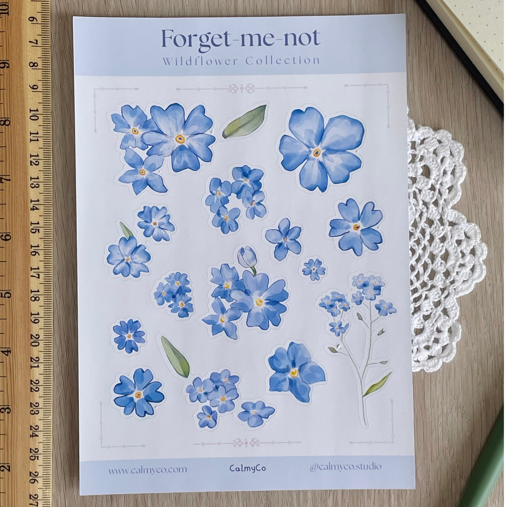 Wildflower Sticker Sheet Bundle — A5 & Mini Set