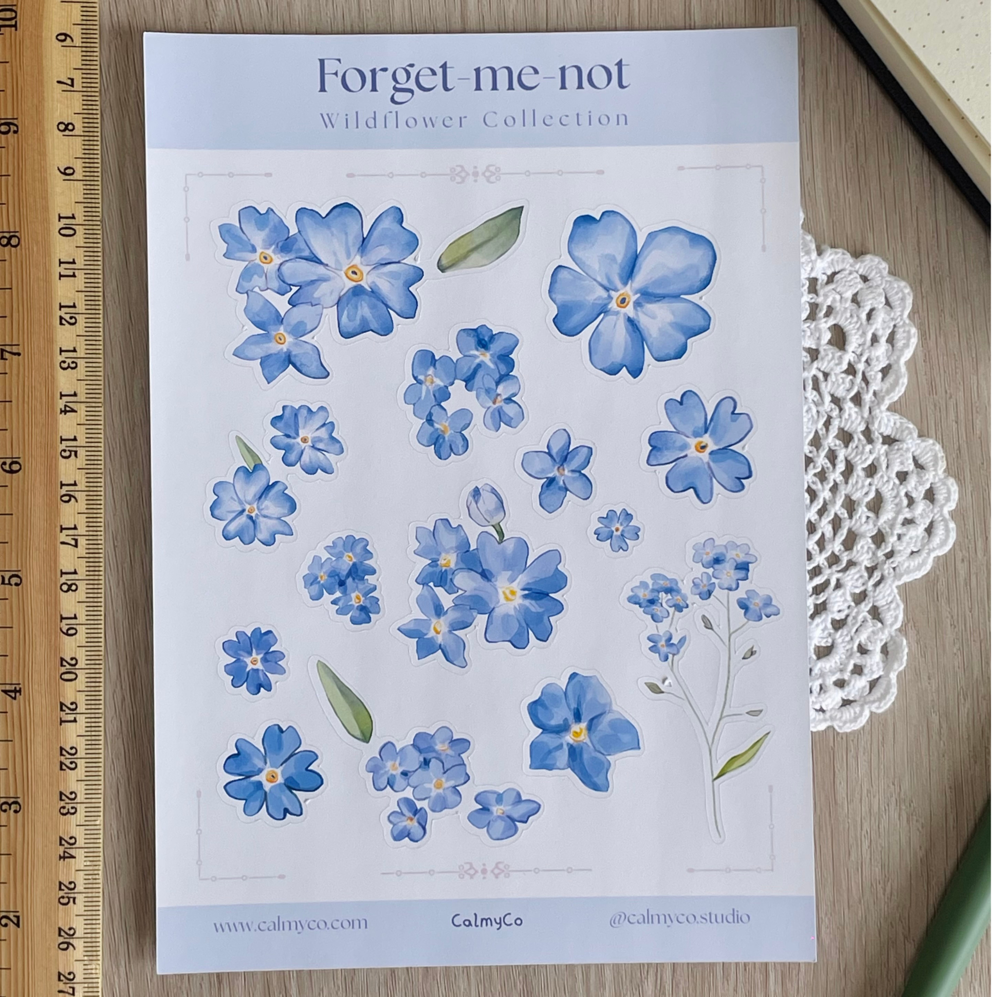 Wildflower Sticker Sheet Bundle — A5 & Mini Set
