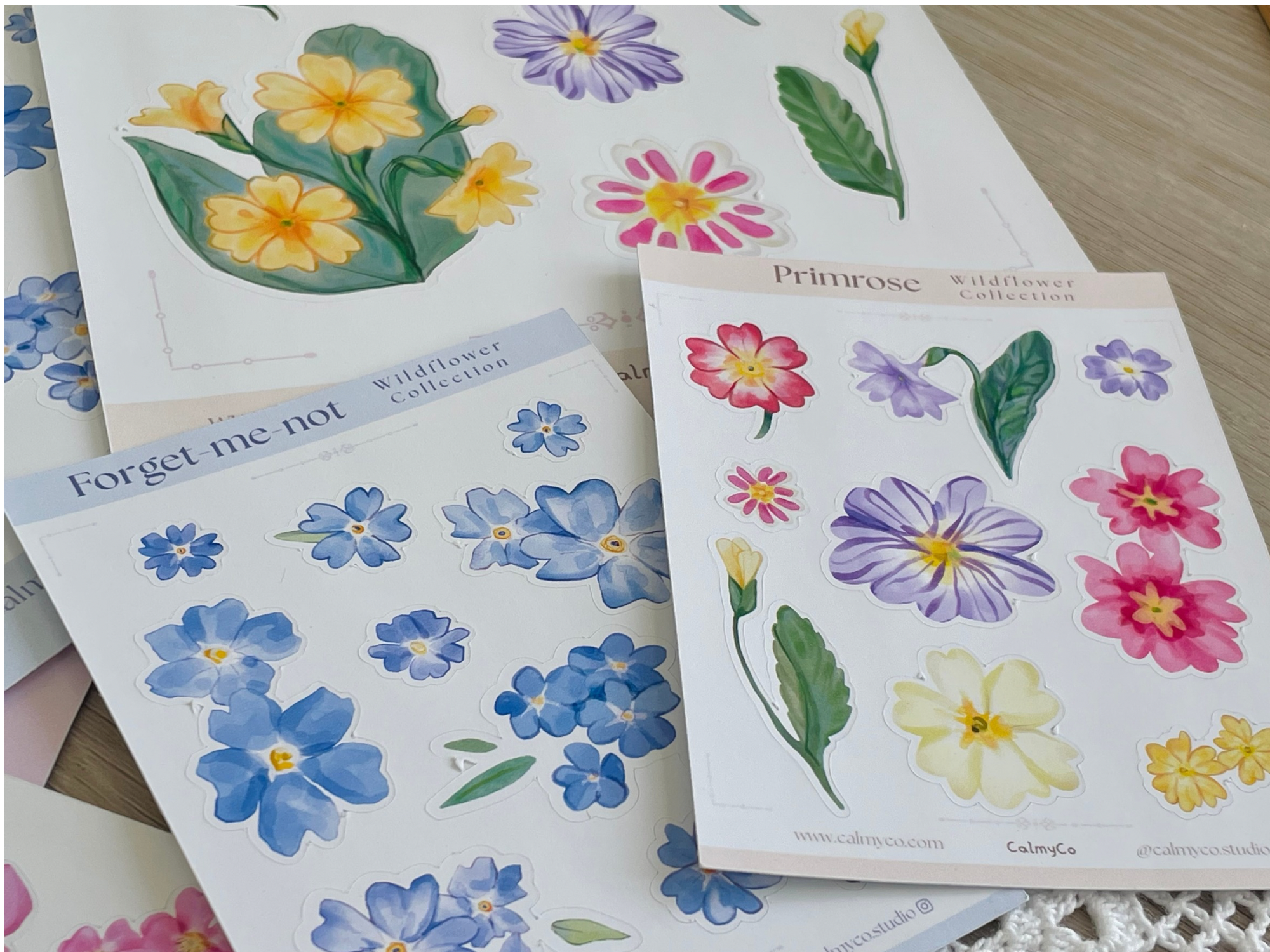 Full Wildflower Sticker Collection — All A5 & Mini Sheets